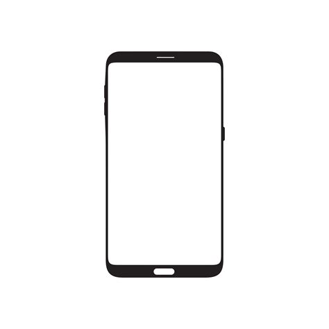 Silhouette Of Smart Phone Logo Design Mobile Vector Illustration