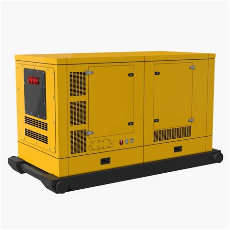 Generator 3D Model 19 3ds C4d Dae Dxf Fbx Obj Wrl Unknown