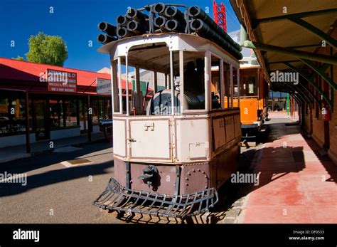 Old Tram Reconstructed Old Street Kimberley Mine Museum Kimberley