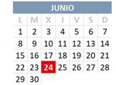 Calendario Laboral 2020 El Miércoles 24 De Junio Es Festivo En Toda La