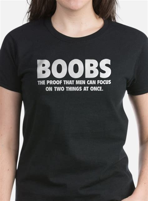 Ts For Boobs Are Proof That Men Can Focus On Two Things A Unique
