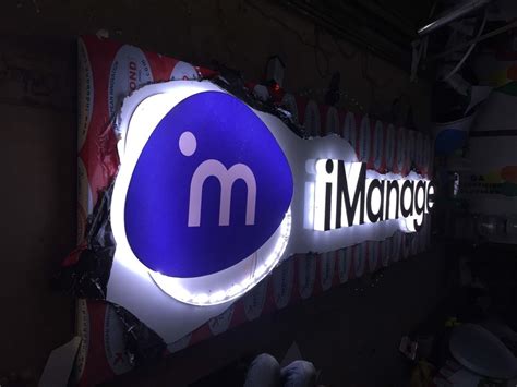 3d Acrylic Led Sign Board Operating Temperature 30 Degree C At Rs 950