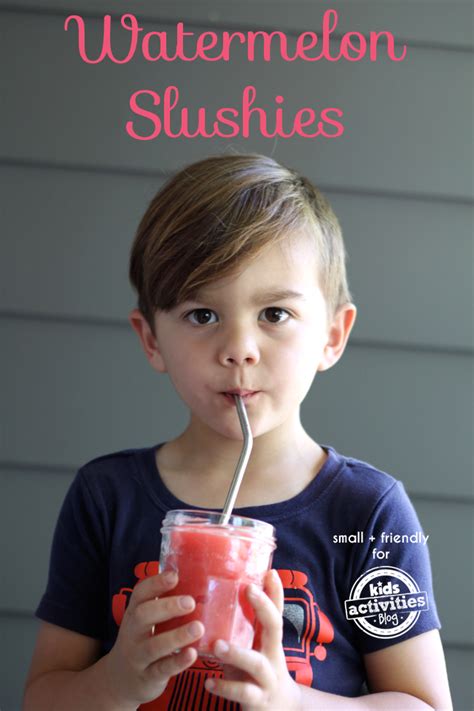 Straightforward Child Made Watermelon Slushies Recipe My Blog
