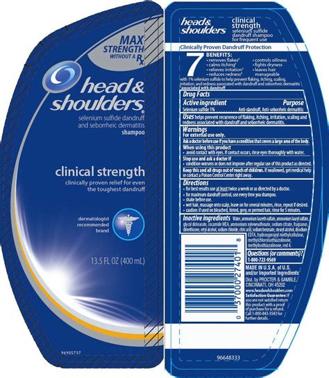 Head And Shoulders Clinical Strength Lotionshampoo The Procter