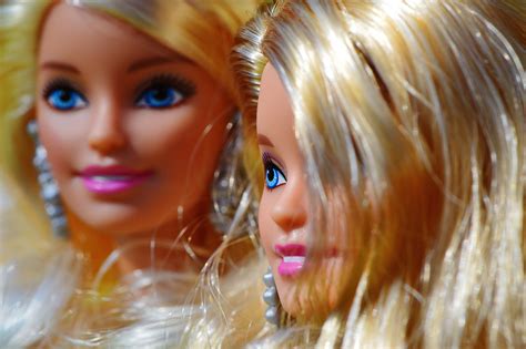 Pretty Doll Barbie Charming Beauty Headshot Blond Hair Free Image