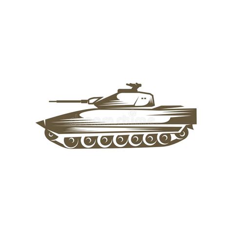 Battle Tank Logo Design Vector Camouflage Tank Battle Tank Drawing