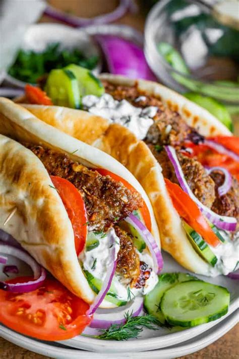 Greek Gyro Recipe With Homemade Gyro Meat The Food Charlatan