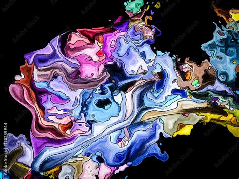 Unfolding Of Self Fragmentation Stock Illustration Adobe Stock