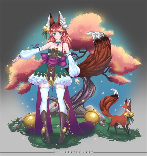 Artstation Loli Fox Concept Character