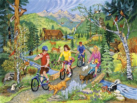 Jigsaw Puzzle Cycling Trip Solve Jigsaw Puzzles Online Puzzleit