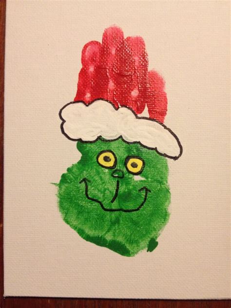 Youre Not So Mean Mr Grinch Handprint Grinch Preschool Christmas