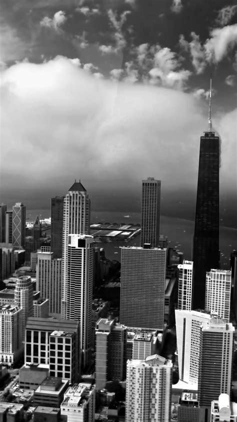 Chicago Black And White Images 1080x1920 Iphone Wallpaper Chicago