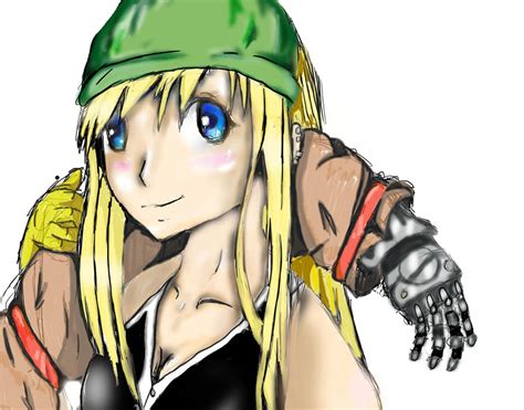 Winry Rockbell First Art By Tsureta On Deviantart