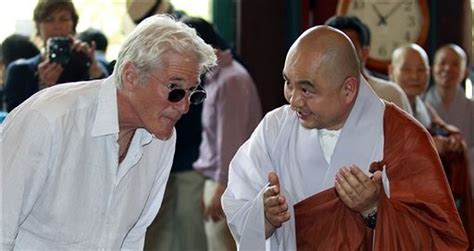 Richard Gere Visits Buddhist Temple In South Korea