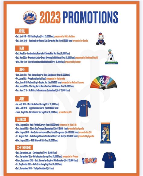 Mets Promotional Schedule 2024 Carte De Voeu