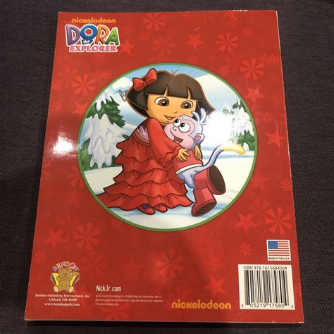 Dora The Explorer Jumbo Coloring And Activity Book Christmas Holiday