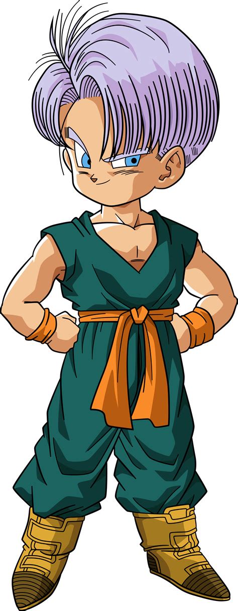 He takes bulma's son trunks as a student and even gives his own life to save. Kid Trunks by RayzorBlade189 on DeviantArt | Dragon ball designs{{|└(>o