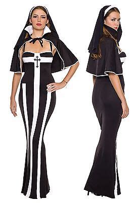 Deluxe Exotic Nun Costume Music Legs Adult Piece Size Xs S M Ebay