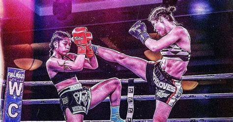 Fighter Amber Kitchen Aged 18 From Cornwall Takes Muay Thai Boxing