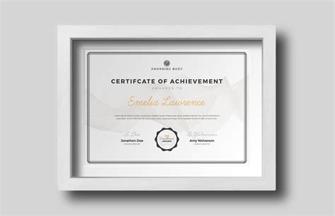 Award Certificate Template For Photoshop — Medialoot