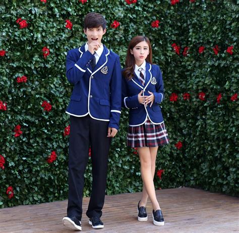 Japanese Cosplay School Uniform For Boys And Girl British Korean