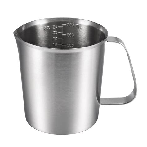 Stainless Steel Measuring Cup With Marking With Handle 24 Ounces