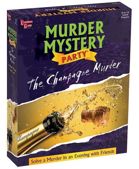 University Games Murder Mystery Party - The Champagne ...