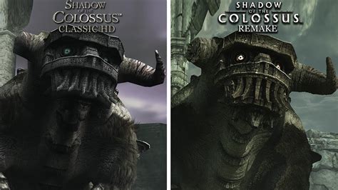 Shadow Of The Colossus All Colossuscolossi Comparison Classic Hd