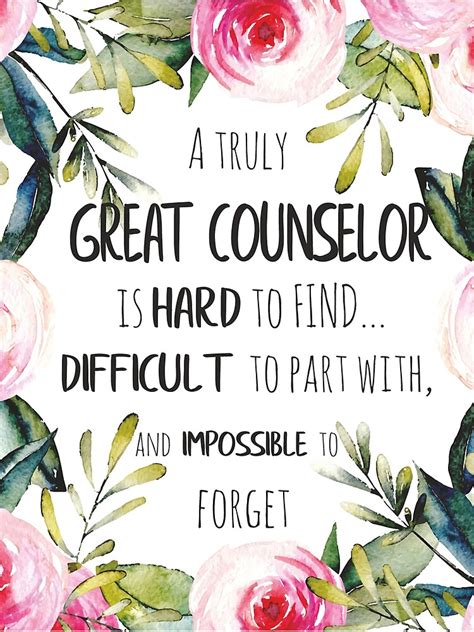 counselor farewell t leaving t idea great counselor thank you quote poster for sale