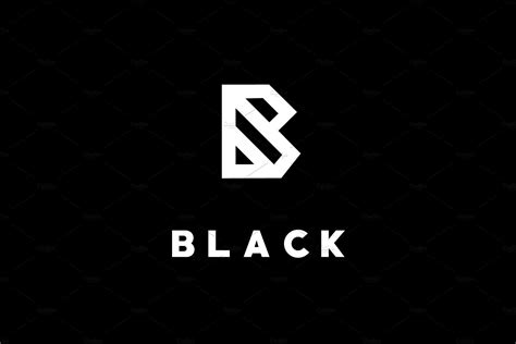 Black Bold Initial B Logo Design By Enola D On Creativemarket Bold Logo Design Marketing