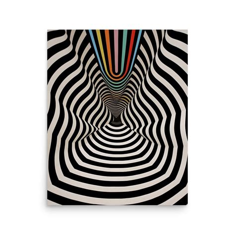 bridget riley hypnotic optical illusion print authentic riley illusion artwork modern op art