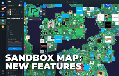 The New Upgraded Sandbox Metaverse Map By The Sandbox The Sandbox