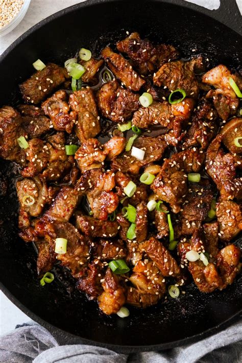 In fact, you'll only need one pan to make this healthy and filling meal, and it's also paleo, low carb & whole30. Paleo & Whole30 Korean Steak Bites - Stovetop or Air Fryer ...
