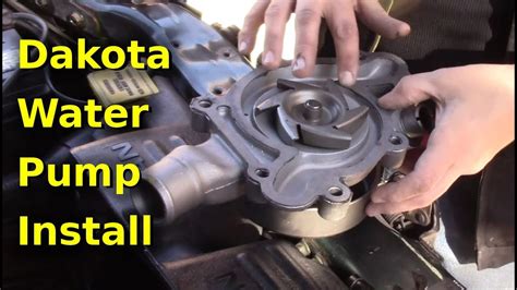 2000 Dodge Dakota Water Pump Replacement Part 2 Installation Youtube