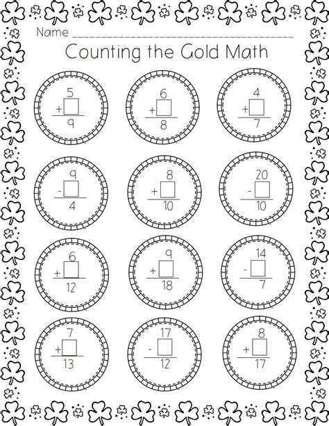 Free Printable First Grade Common Core Math Worksheets Kidsworksheetfun