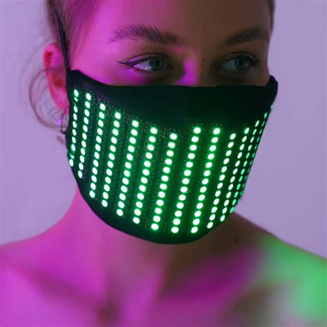 Smart Led Face Mask Vertical Strips By Etereshop Light Solutions Etere
