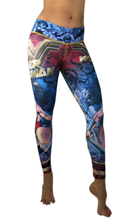 Exit 75 Wonder Woman Leggings Superhero Leggings Athletic Outfits
