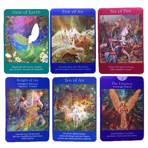 Represents all forms of lies. Angel Tarot Cards by Radleigh Valentine - Classic Tarot Cards - Healing Crystals, Tumble stones ...