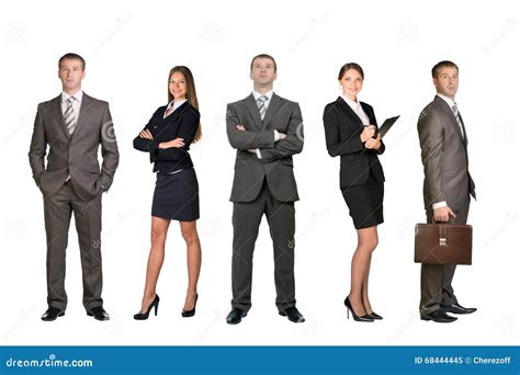 Set Of Business People Stock Image Image Of Male Confidence 68444445