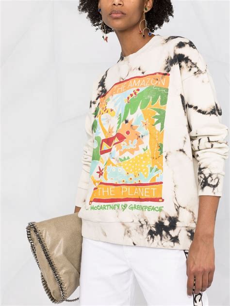 Stella Mccartney X Greenpeace Sweatshirt Mit Print Farfetch