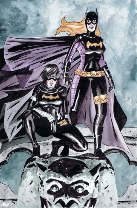 Black Bat And Batgirl Mike Walsh Batgirl Batwoman Cassandra Cain