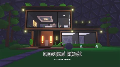 Adopt Me Biodome House Speed Build Exterior Design Roblox Adopt Me