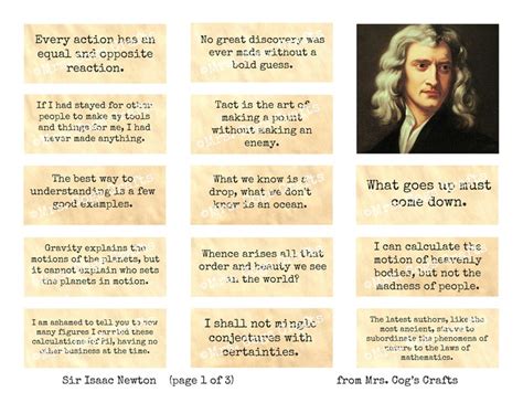 Sir Isaac Newton Brilliant Ideas Journal Prompts Etsy