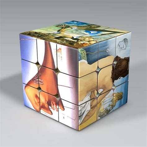 Rubiks Cube 3x3 Salvador Dali Roi Du Casse Tête