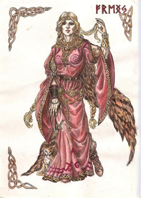 Фрейя Freya Goddess Norse Goddess Norse Pagan Pagan Art Old Norse Goddess Of Love Norse