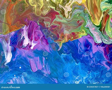 Color Abstractionism Painting Paints Background Stock Image Image Of