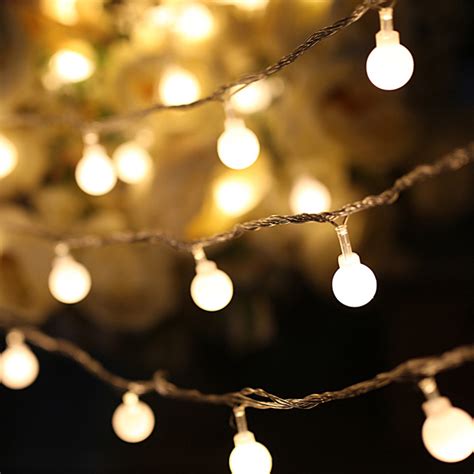 Indoor christmas lights for bedroom. Kojooin - Kojooin 5M 50LED Warm White String Fairy Lights ...