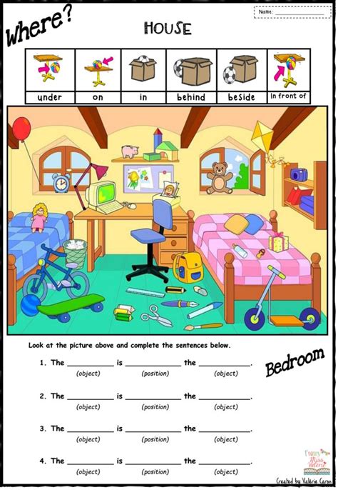 Preposition pictures worksheets & teaching resources tpt. Find hd free Preposition Of Place - Prepositions Of Place In The House. Download it free f… in ...