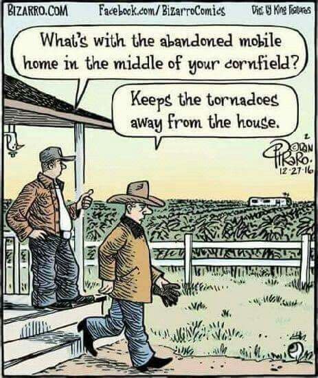 Tornado Cartoon Bizarro Sick Humor Texas Humor Humor