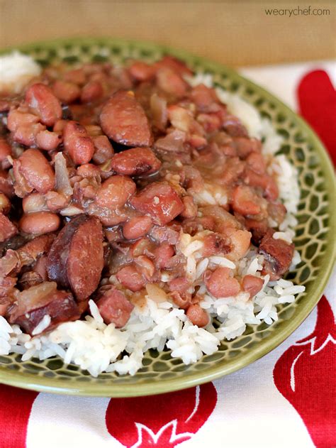 New orleans style red beans with rice. Slow Cooker Red Beans and Rice - The Weary Chef